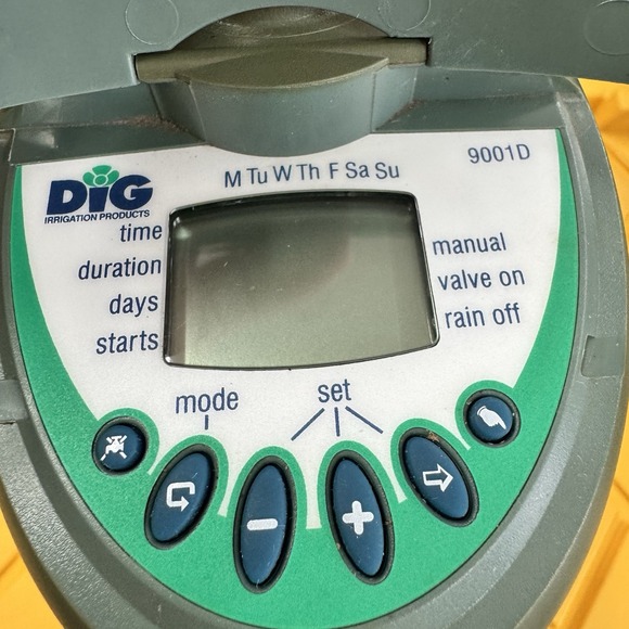 DIG Hose Thread Watering Timer 9-Volt Model 9001DB Tested - Picture 11 of 11